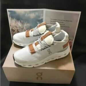 New On Cloudnova White Pearl Cloudtec Running Shoes Women's Size